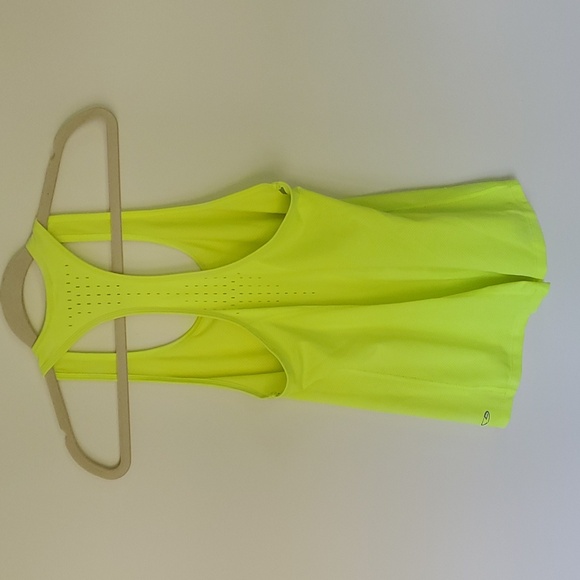 Bright yellow racer back tank - Picture 4 of 4